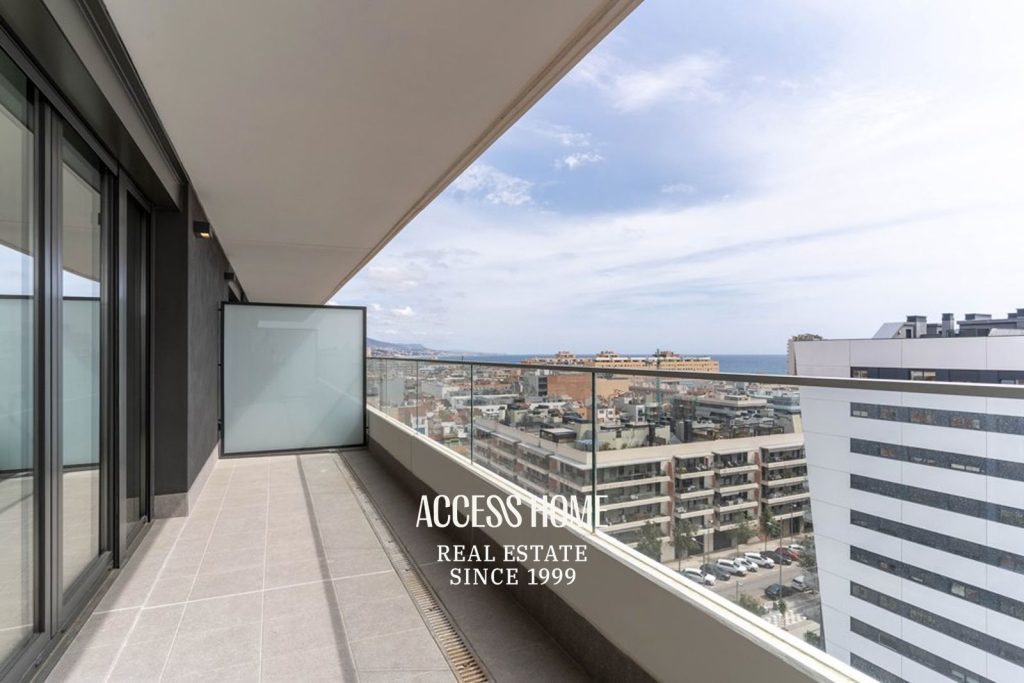 Piso de obra nueva con gran terraza en Gorg, Badalona