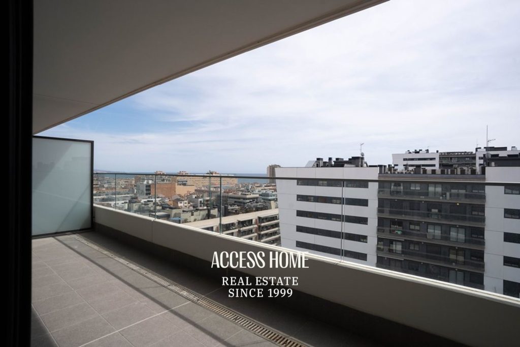 Piso de obra nueva con gran terraza en Gorg, Badalona