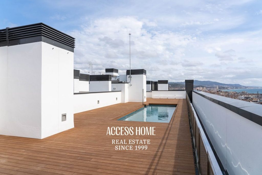 Exclusivo piso de obra nueva con terraza junto al mar