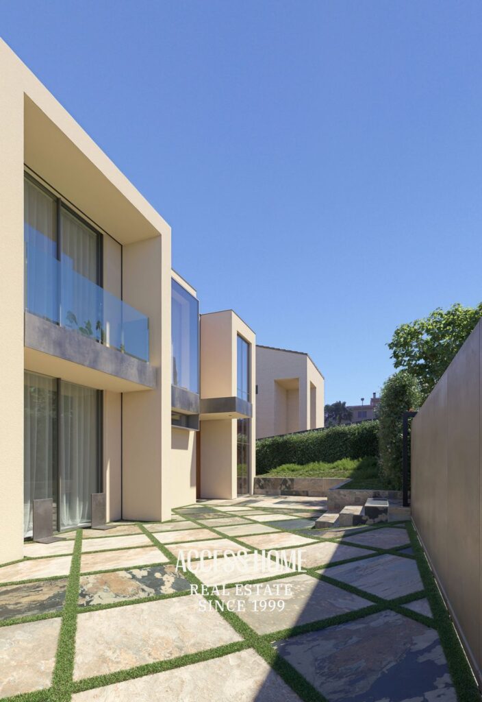 Casa en construcción en Can Teixidó, Alella