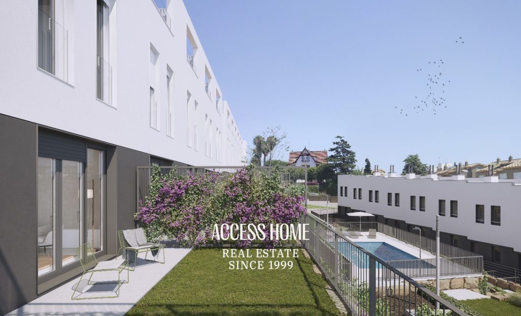 Casa en construcción con piscina comunitaria en Sant Andreu de Llavaneres
