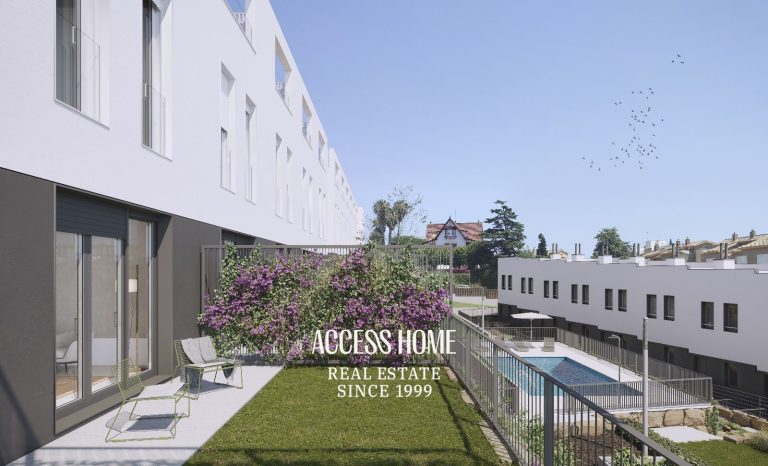 Casa en construcción con piscina comunitaria en Sant Andreu de Llavaneres