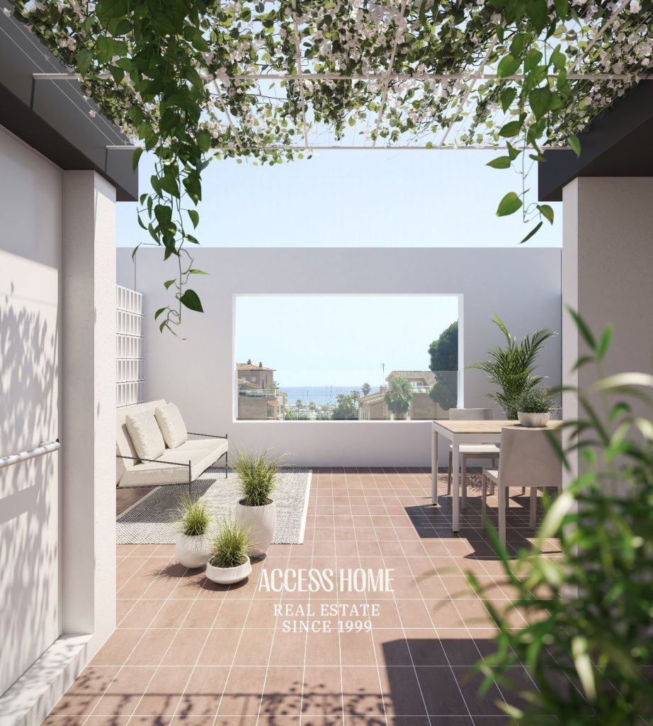 Casa en construcción con piscina comunitaria en Sant Andreu de Llavaneres