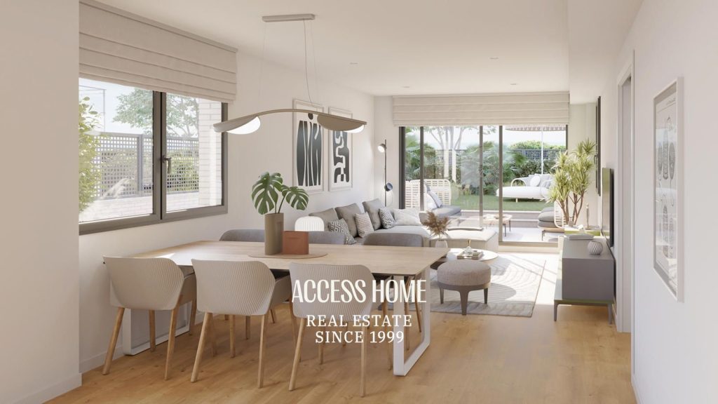 Planta baja dúplex con amplia terraza y zona comunitaria con piscina en Premià de Dalt
