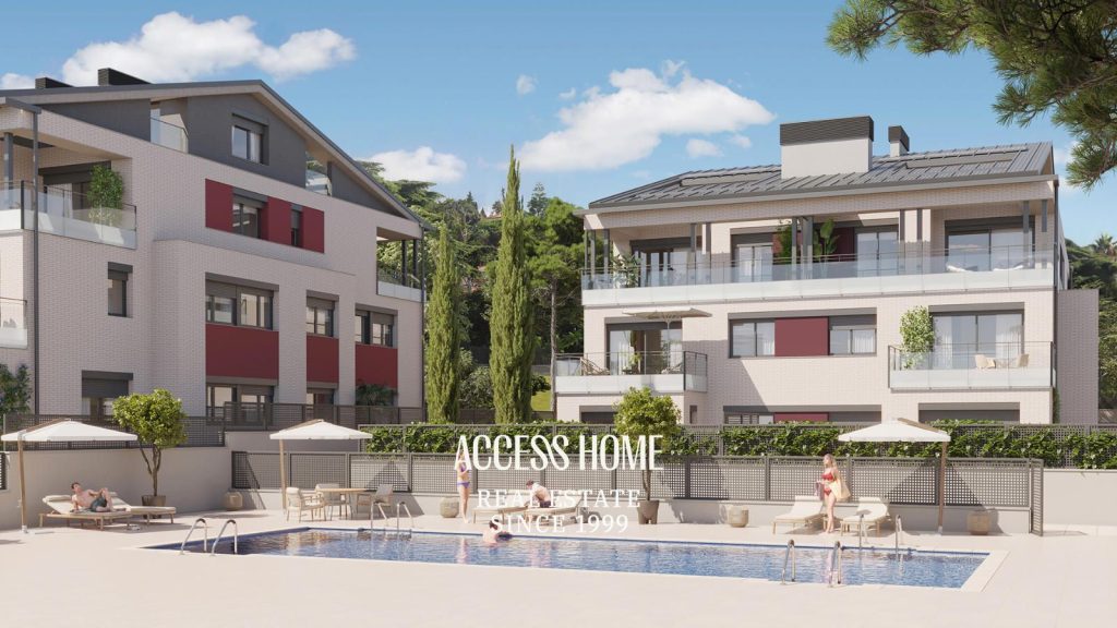Planta baja dúplex con amplia terraza y zona comunitaria con piscina en Premià de Dalt