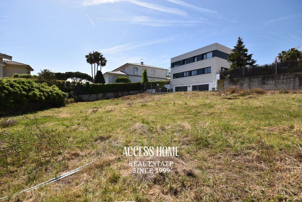 Magnifica parcela en venta en Alella