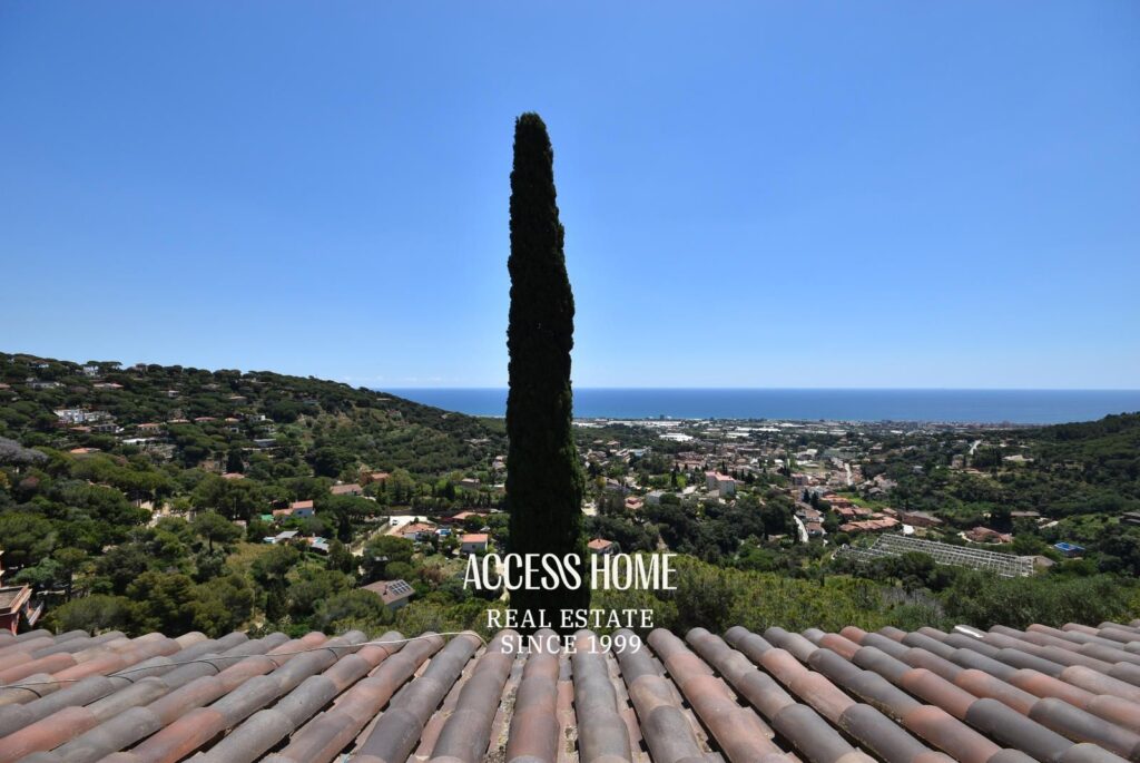 Casa con vistas a mar en un entorno natural privilegiado
