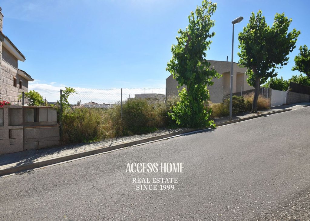 Alella · La Serreta · Parcela exclusiva con licencia concedida para construir una vivienda de alto nivel