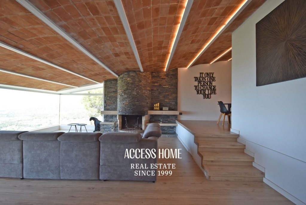 Exclusiva villa en Cabrils con vistas panorámicas al mar