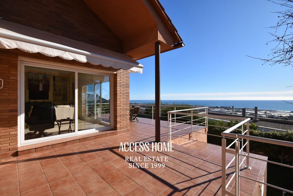 Casa con vistas a mar en Premià de Dalt