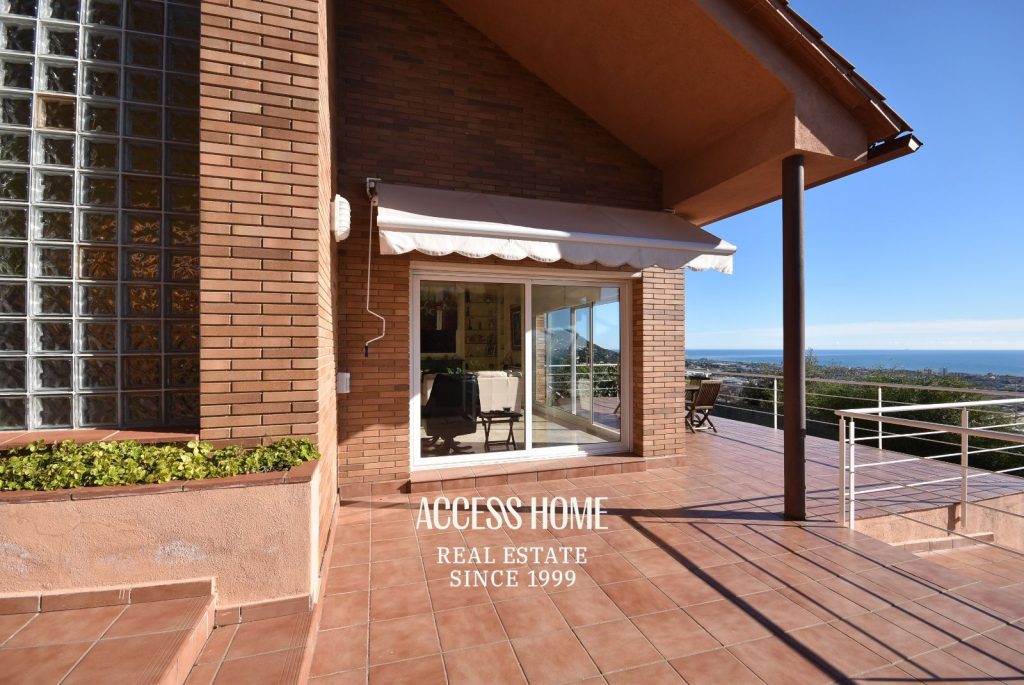 Casa con vistas a mar en Premià de Dalt