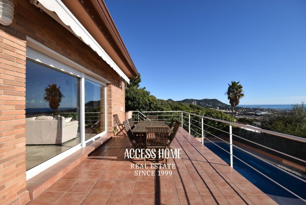 Casa con vistas a mar en Premià de Dalt