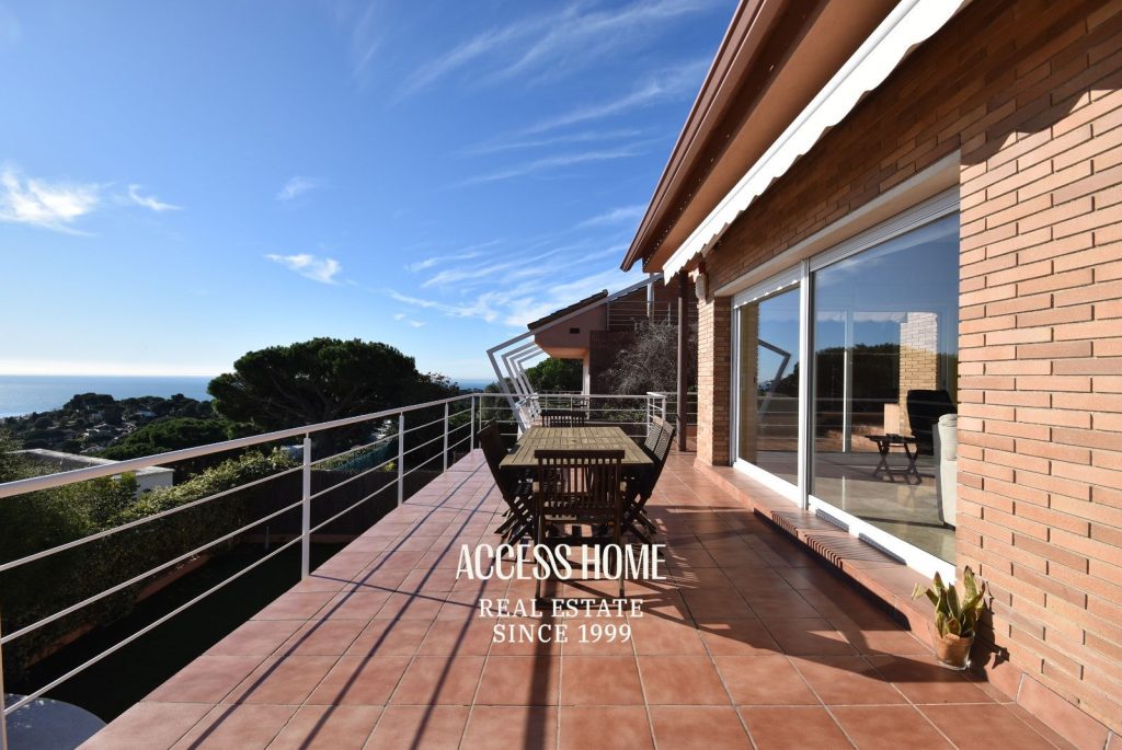 Casa con vistas a mar en Premià de Dalt