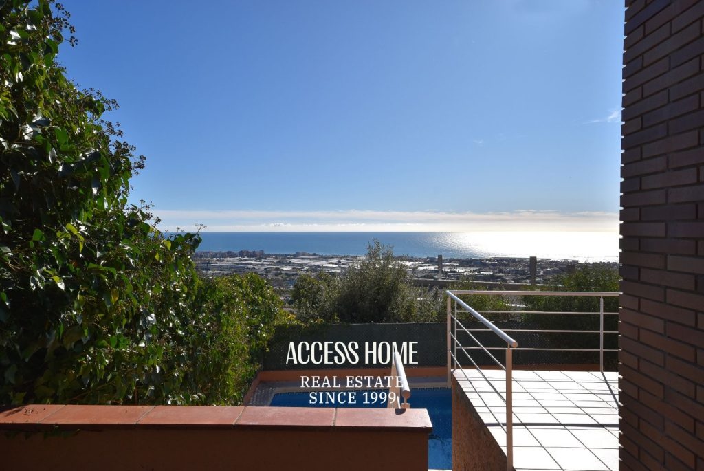 Casa con vistas a mar en Premià de Dalt