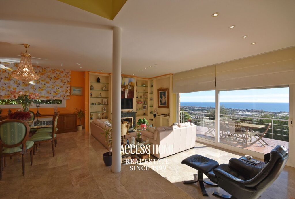 Casa con vistas a mar en Premià de Dalt