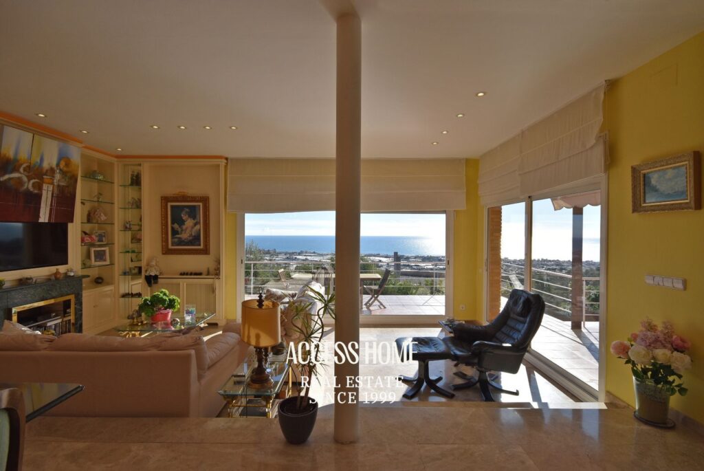 Casa con vistas a mar en Premià de Dalt