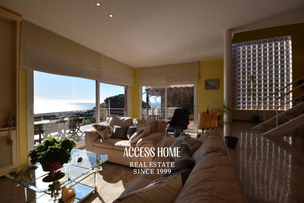 Casa con vistas a mar en Premià de Dalt