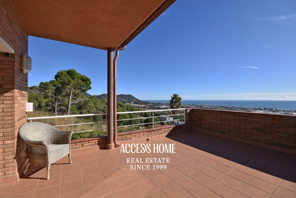 Casa con vistas a mar en Premià de Dalt