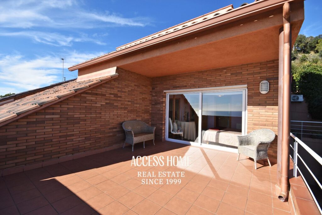 Casa con vistas a mar en Premià de Dalt