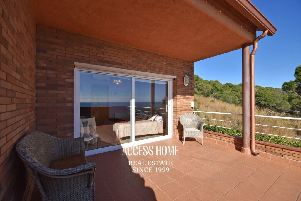 Casa con vistas a mar en Premià de Dalt