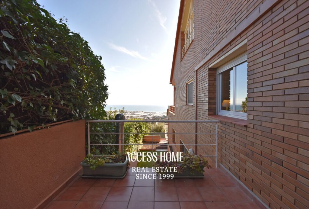 Casa con vistas a mar en Premià de Dalt
