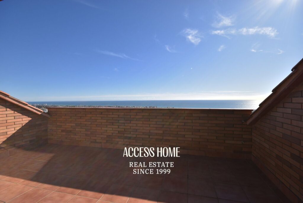 Casa con vistas a mar en Premià de Dalt