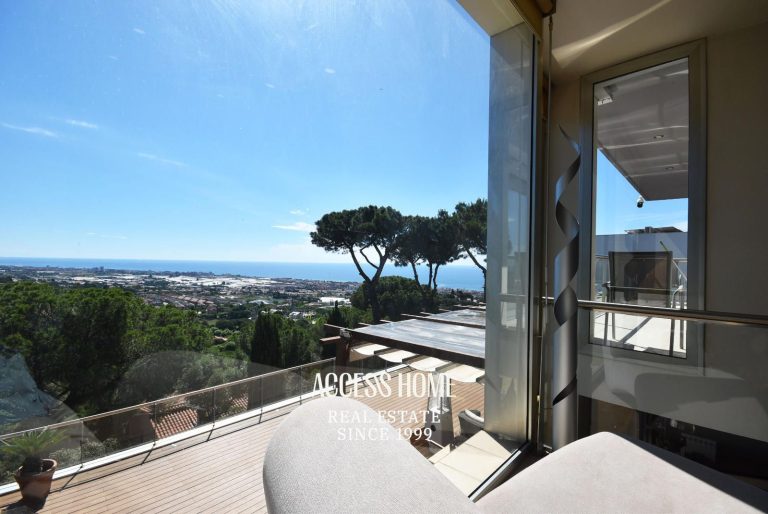 Exclusiva villa de lujo en venta en Premià de Dalt con impresionantes vistas al mar Mediterráneo