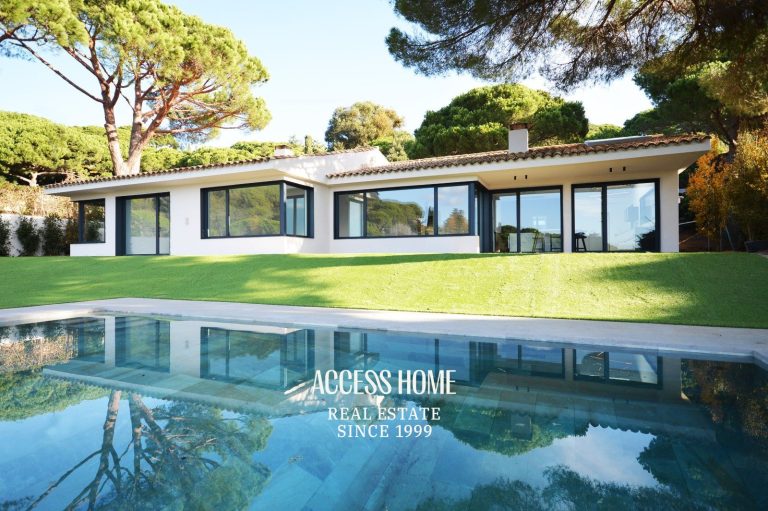 Exclusiva villa en alquiler en Supermaresme con vistas al mar y piscina privada