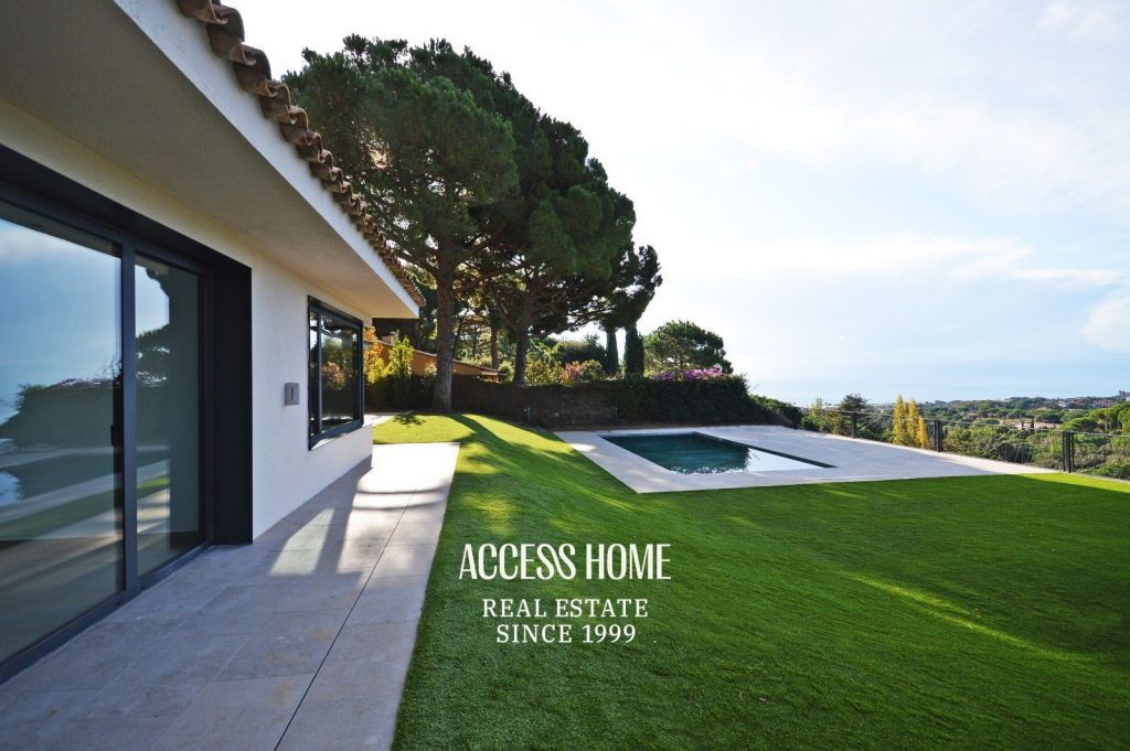 Exclusiva villa en alquiler en Supermaresme con vistas al mar y piscina privada