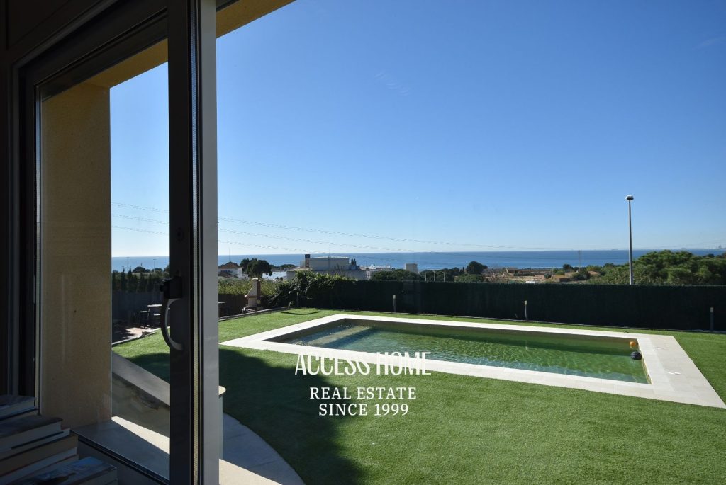 Villa en Alella, Can Teixidó, con piscina interior y exterior y vistas al mar