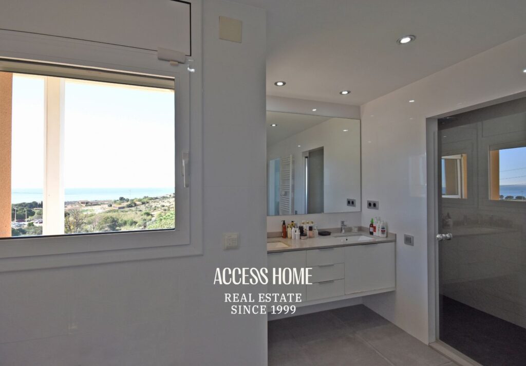 Villa en Alella, Can Teixidó, con piscina interior y exterior y vistas al mar