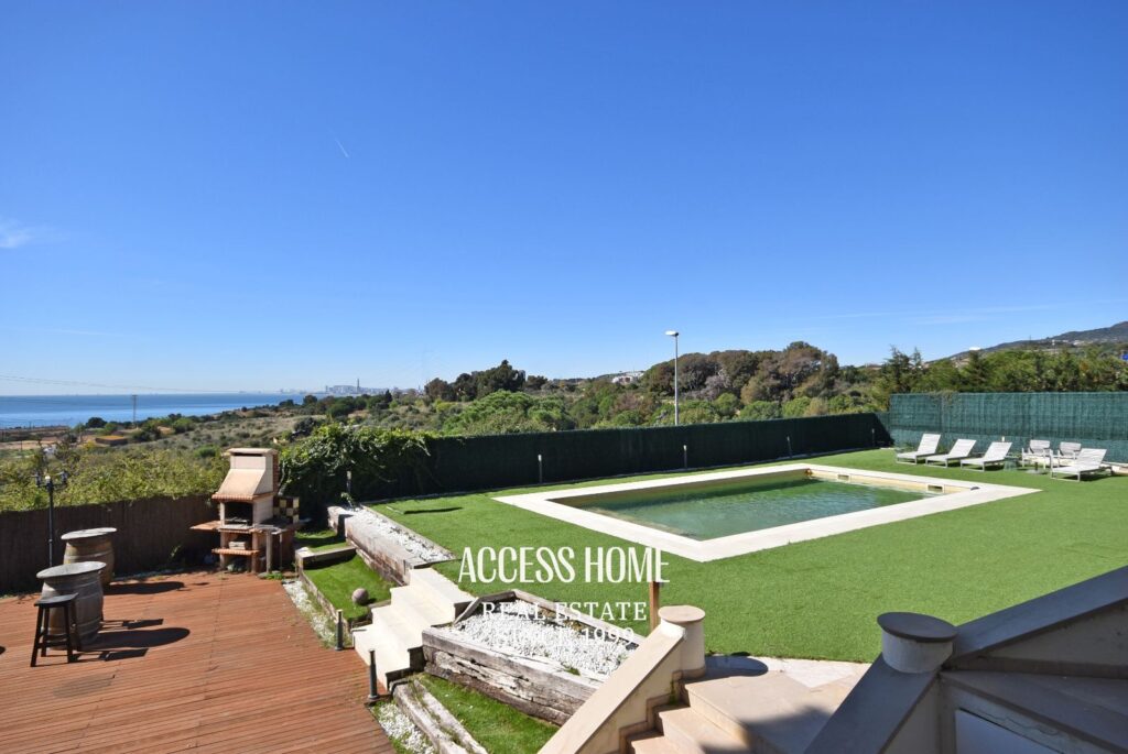 Villa en Alella, Can Teixidó, con piscina interior y exterior y vistas al mar