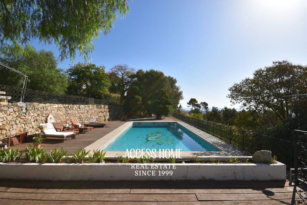 Masía del siglo XIX con amplios jardines y vistas al mediterráneo  en Cabrera de Mar
