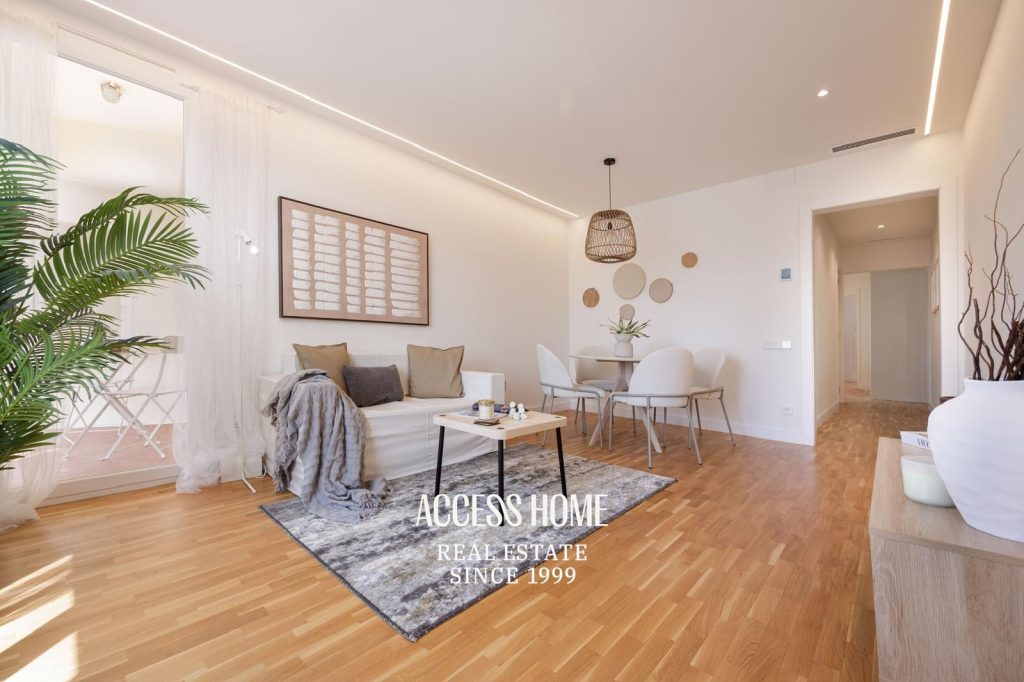 Piso reformado a estrenar con terraza y vistas en Pedralbes