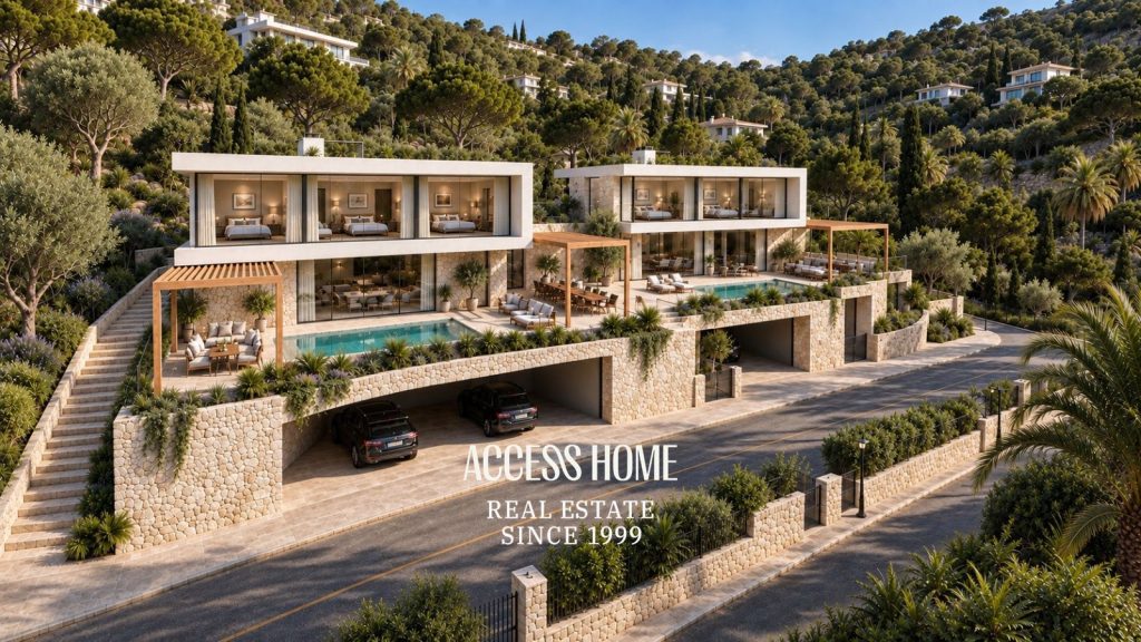 Exclusiva villa de obra nueva en Cabrils con impresionantes vistas panorámicas al Mediterráneo