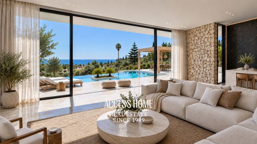 Exclusiva villa de obra nueva en Cabrils con impresionantes vistas panorámicas al Mediterráneo